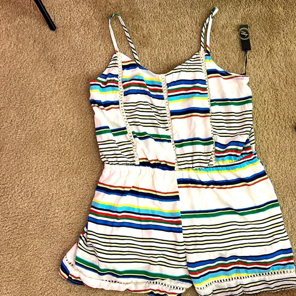Multi Stripe romper